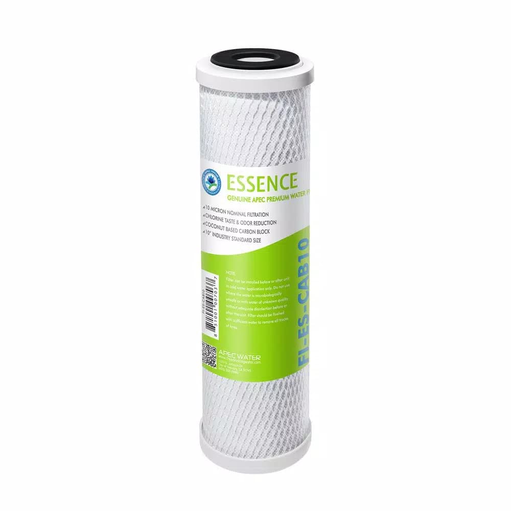 APEC Water Systems APEC Essence 10 in. Carbon Block Replacement Filter for ROES-50, ROES-PH75, and ROES-UV75