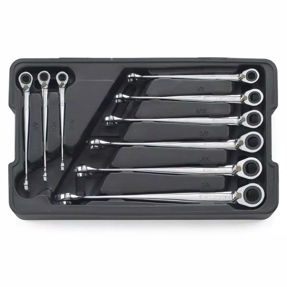 GEARWRENCH X-Beam 9-Piece Reversible Combination Ratcheting Wrench Set, SAE