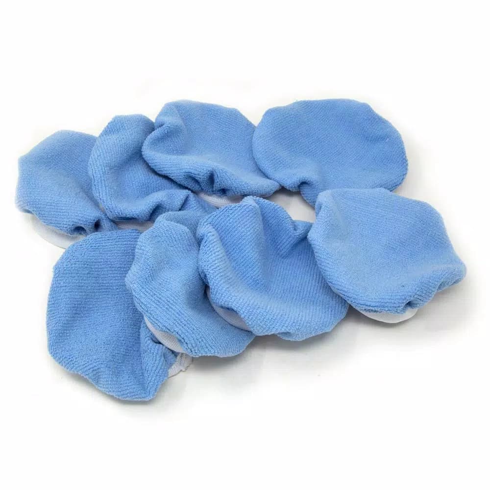 WEN Premium Microfiber Car Polishing Bonnets, 9-10 in., 8-Pack