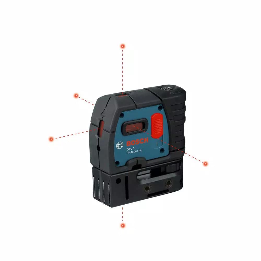 Bosch Factory Reconditioned 5 Point Alignment Laser Level - Red