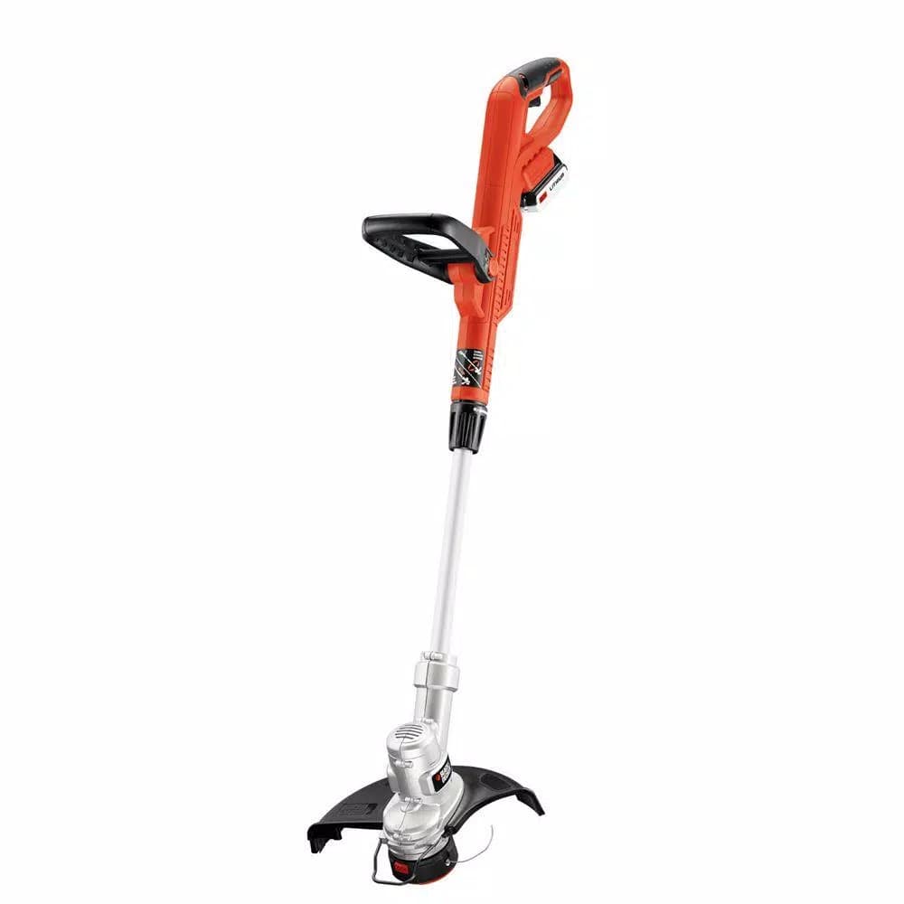 BLACK+DECKER 20V MAX Cordless 2-in-1 String Trimmer and Edger, 12 in. Cutting Swath, Includes 2.0 Ah Battery and Charger