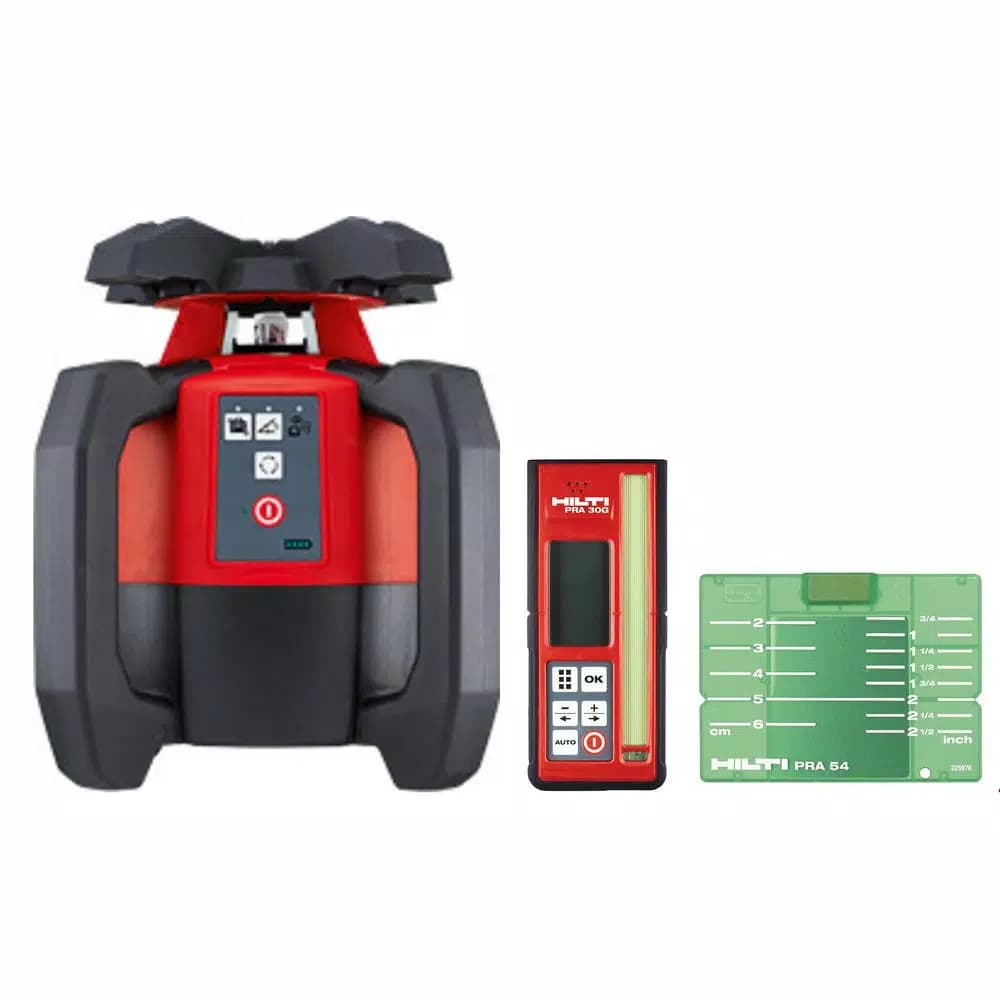 Hilti PR 30-HVSG A12 Rotating Green Beam Laser Level with Receiver