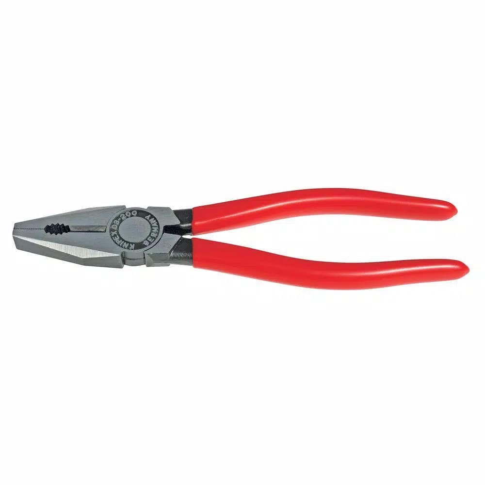 KNIPEX 8 in. Combination Pliers for Flat and Round Material