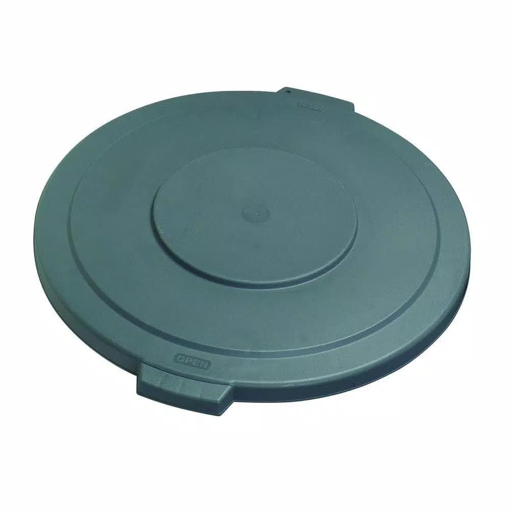 Carlisle Bronco 32 Gallon Gray Round Trash Can Lid, 4-Pack (Fits Carlisle #34103223)