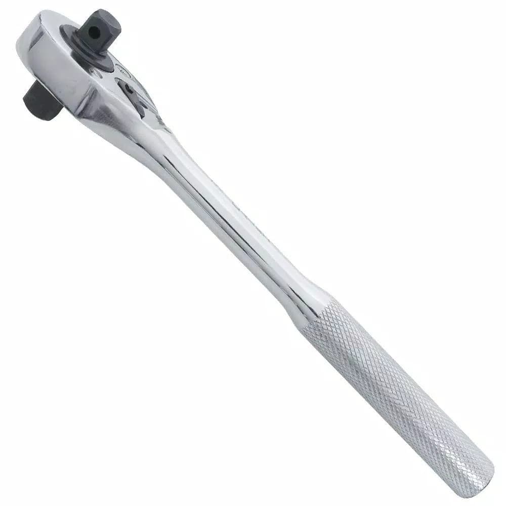 URREA 1/2 in. Drive x 3/8 in. Drive Double Drive Reversible Chrome Ratchet