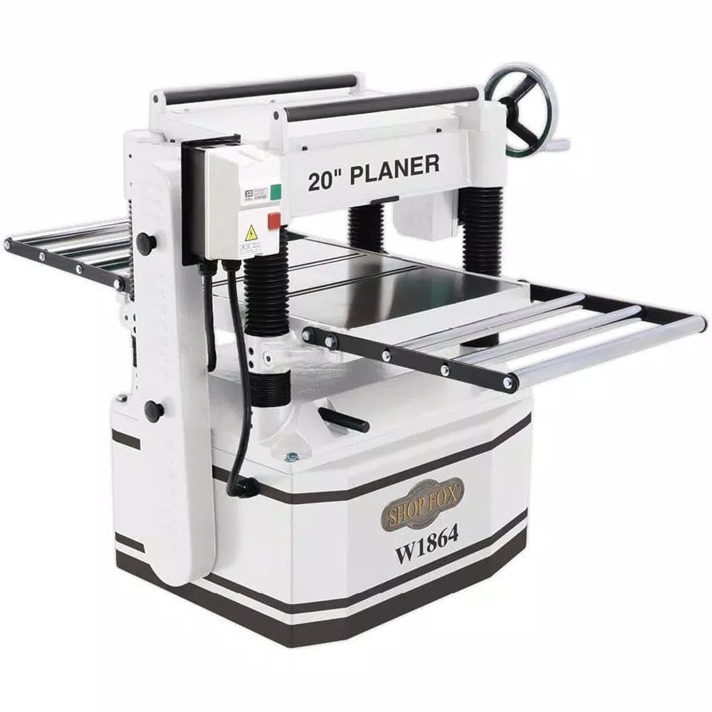 Shop Fox 20 in. Planer, 5 HP, 240-Volt, 4-Knife Cutterhead