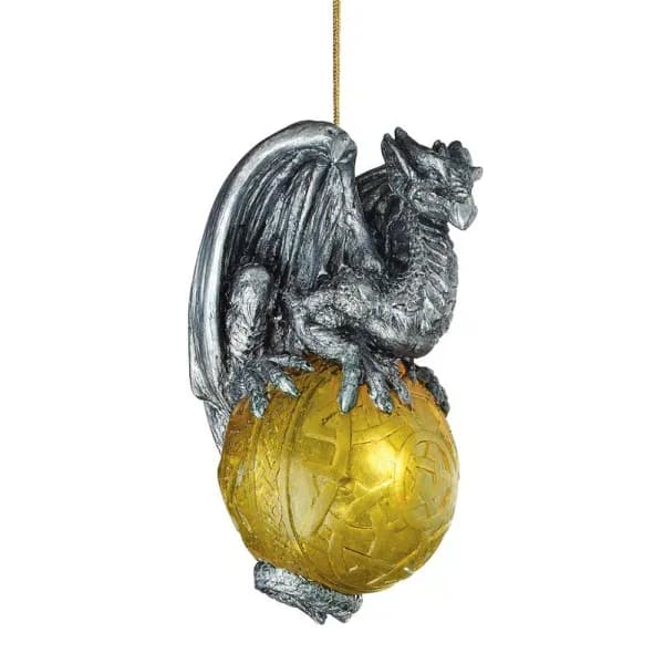 Design Toscano Protector of the Gothic Portal Celtic Dragon 2010 Holiday Ornament