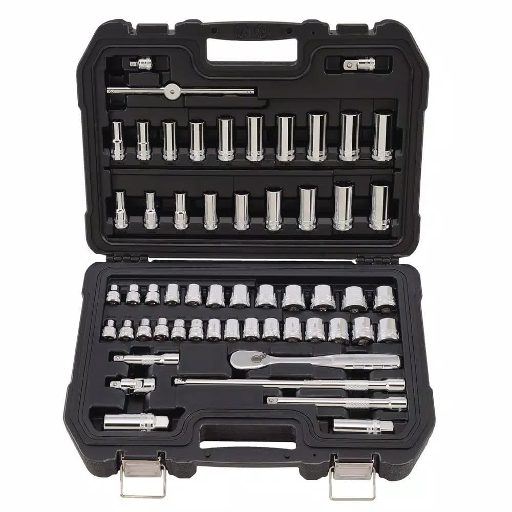 DEWALT 56-Piece 3/8 in. Drive Combination Socket Set with DirectTorque Technology