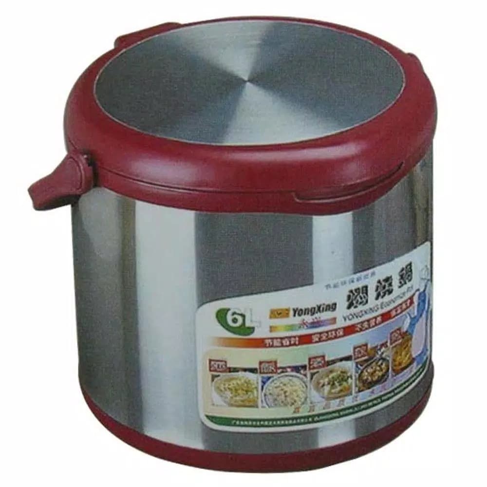 SPT 6.34 Qt. Stainless Steel Thermal Slow Cooker with Stainless Steel Insert