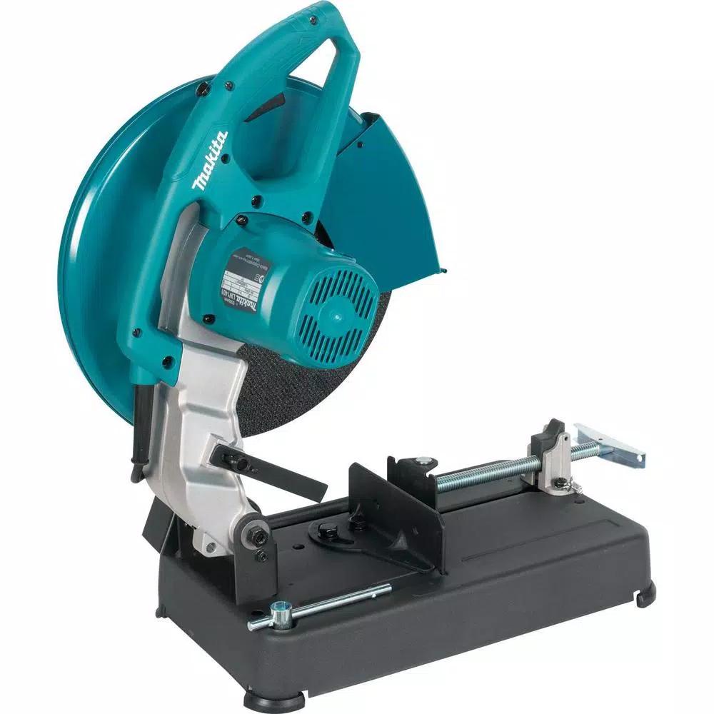Makita 14 in. Cut-Off Saw, 15 Amp, 3800 rpm, LW1401 Metal Cutting Chop Saw