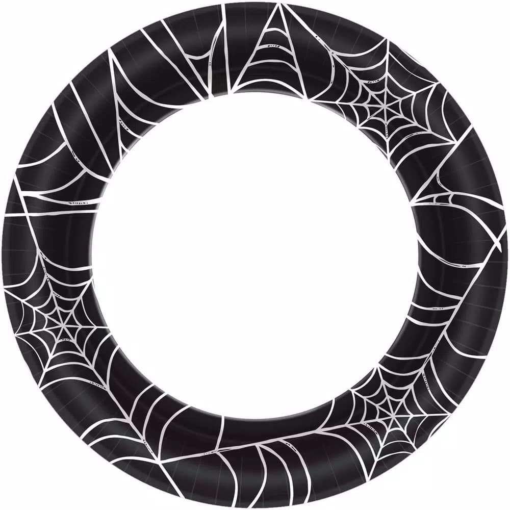 Amscan Spider Web Halloween Paper Plates, 10 in., 160 Count (4-Pack)