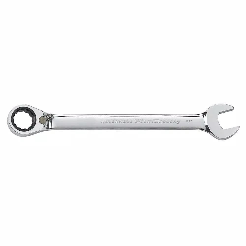 GEARWRENCH 11/16 in. Reversible Combination Ratcheting Wrench, 12-Point Steel