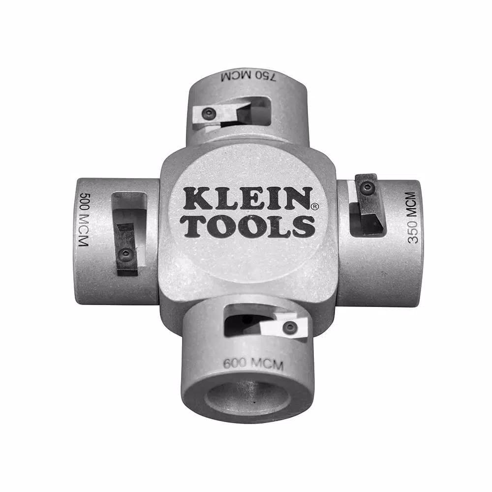 Klein Tools Large Cable Stripper 350-750 MCM Clover Design Wire Stripper/Cutter