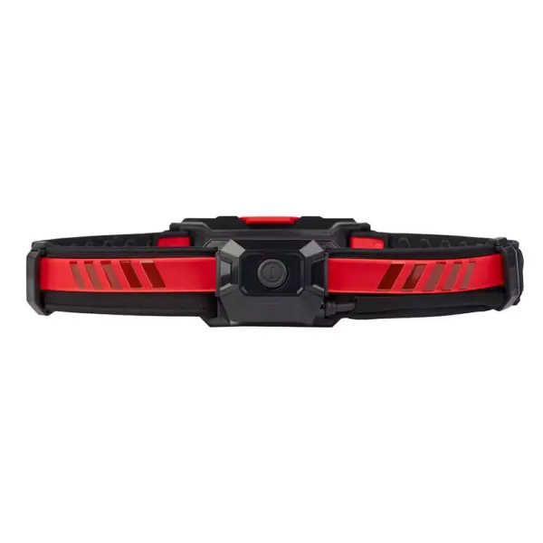 Milwaukee 600 Lumens LED USB Rechargeable 360-Degree Visibility Hard Hat Headlamp