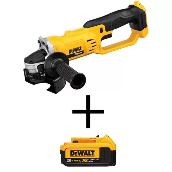 DEWALT 20-Volt MAX Cordless 4-1/2 in. to 5 in. Grinder with (1) 20-Volt 4.0Ah Battery