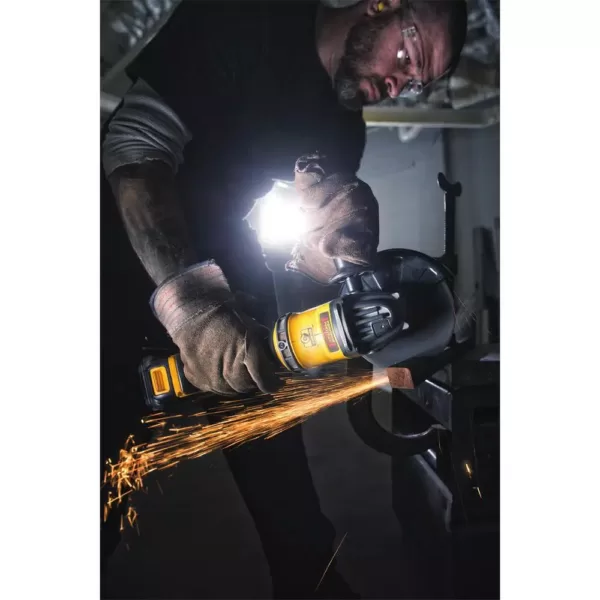 DEWALT FLEXVOLT 60-Volt MAX Cordless Brushless 4-1/2 in. Angle Grinder with Kickback Brake & (3) FLEXVOLT 6.0Ah Batteries