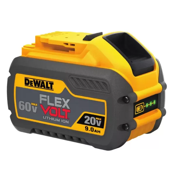 DEWALT FLEXVOLT 60-Volt MAX Cordless Brushless 4-1/2 in. - 6 in. Small Angle Grinder & (1) FLEXVOLT 9.0Ah Battery