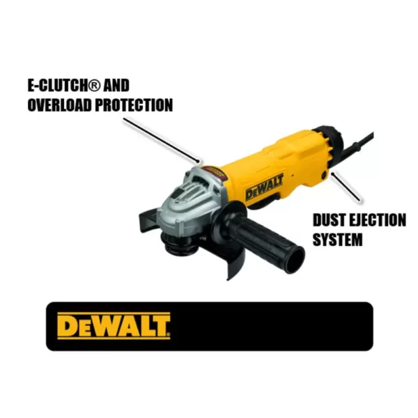 DEWALT 13-Amp Corded 4-1/2 in. to 5 in. Angle Grinder