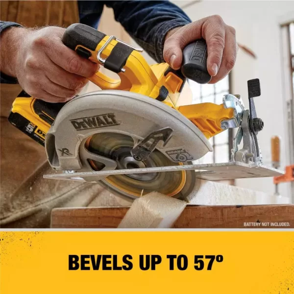 DEWALT 20-Volt MAX XR Cordless Brushless 7-1/4 in. Circular Saw with (1) 20-Volt Battery 4.0Ah & Charger