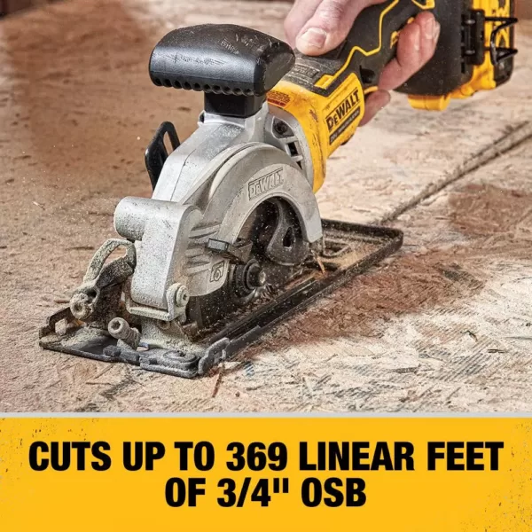 DEWALT ATOMIC 20-Volt MAX Cordless Brushless 4-1/2 in. Circular Saw with (1) 20-Volt Battery 5.0Ah