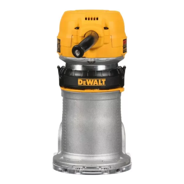 DEWALT 7 Amp Corded 1-1/4 HP Max Torque Variable Speed Compact Router with LEDs