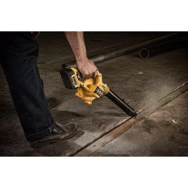 DEWALT 20-Volt MAX Cordless Compact Jobsite Blower 135 MPH 100 CFM with (1) 20-Volt 3.0Ah Battery