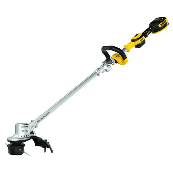 DEWALT 20V MAX Brushless Cordless String Trimmer with Bonus 12 in. 20V Cordless Brushless Chainsaw (Tool Only)