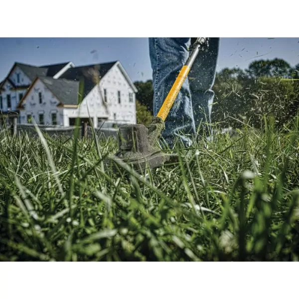 DEWALT 15 in. 60V MAX Cordless FLEXVOLT Brushless String Grass Trimmer w/(1)3.0Ah Battery & Charger w/Bonus Chainsaw(Tool Only)