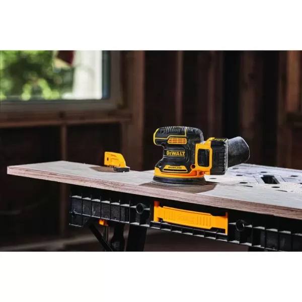 DEWALT 20-Volt MAX XR Cordless Brushless 5 in. Random Orbital Sander with (1) 20-Volt Battery 3.0Ah & Charger