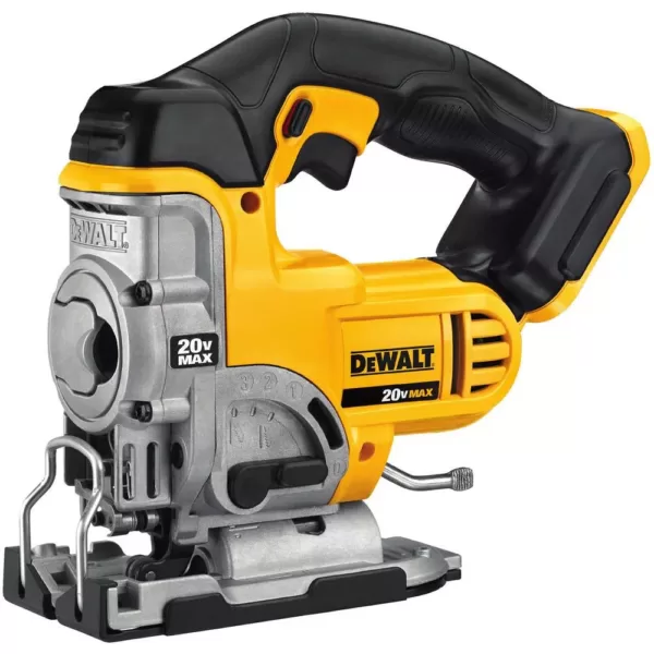 DEWALT 20-Volt MAX XR Cordless Brushless 5 in. Random Orbital Sander with (1) 20-Volt Battery 2.0Ah & Jigsaw