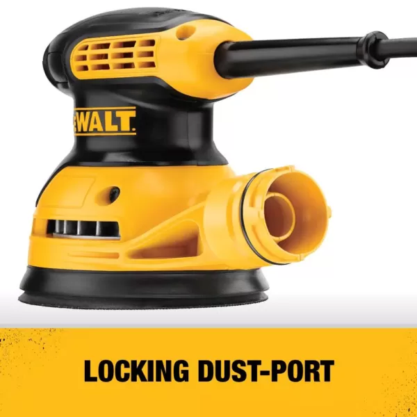 DEWALT 3 Amp Corded 5 in. Random Orbital Hook and Loop Sander