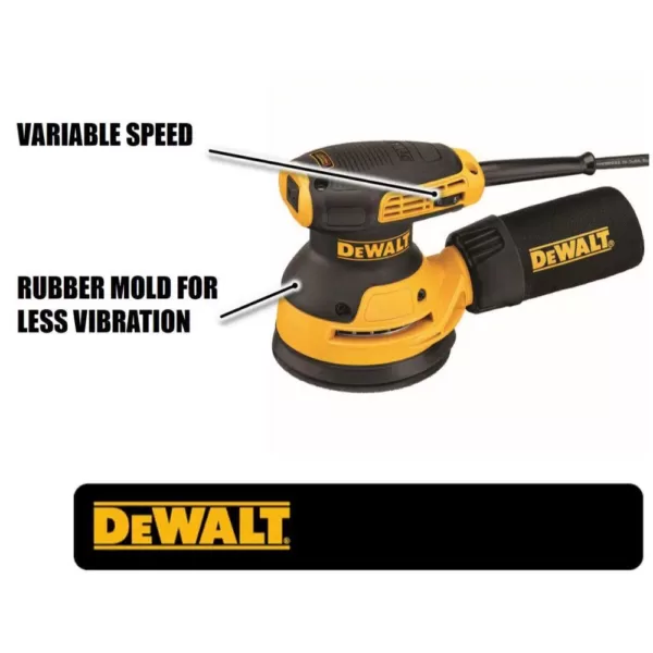 DEWALT 3 Amp Corded 5 in. Variable Speed Random Orbital Sander