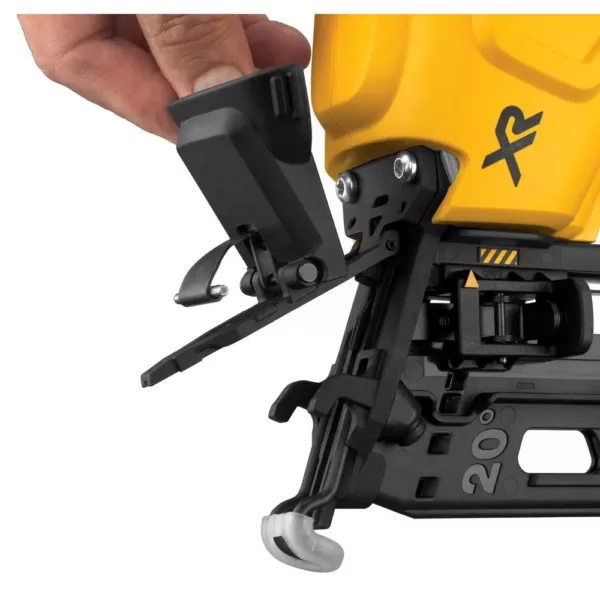 DEWALT 20-Volt MAX 16-Gauge Cordless Angled Nailer Kit with Bonus Bare 20-Volt MAX Cordless Compact Drill/Driver