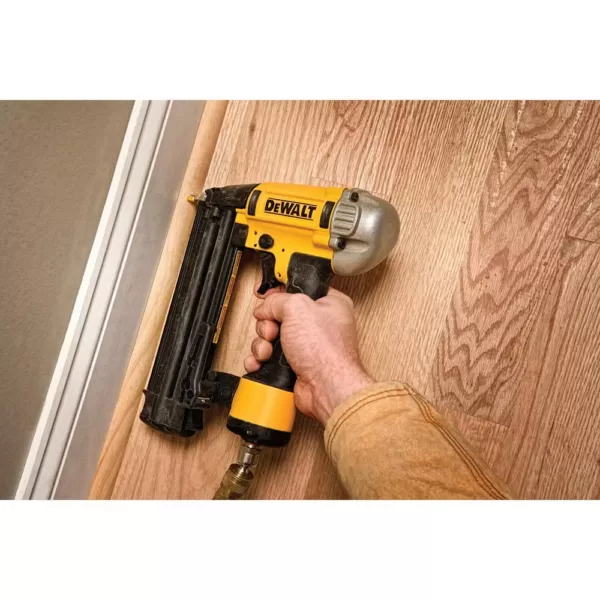 DEWALT Pneumatic 16-Gauge 2-1/2 in. Nailer with Bonus 18-Gauge Pneumatic Brad Nailer