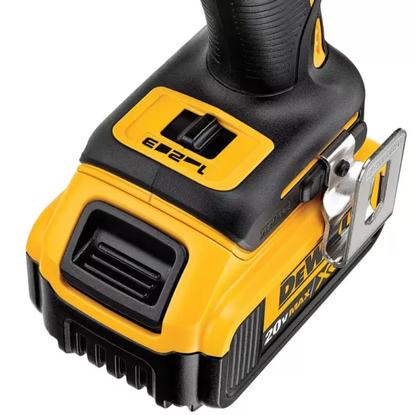 DEWALT 20-Volt MAX XR Cordless Brushless 3-Speed 1/4 in. Impact Driver with (1) 20-Volt 4.0Ah Battery