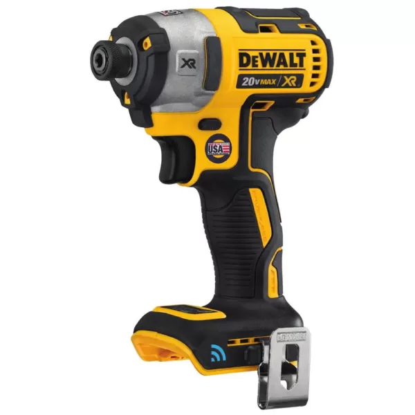 DEWALT 20-Volt MAX XR with Tool Connect Cordless Brushless 1/4 in. Impact Driver with (2) 20-Volt 2.0Ah Batteries & Charger