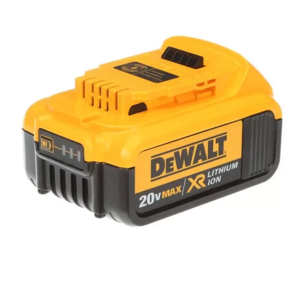 DEWALT 20-Volt MAX Cordless 1/2 in. Impact Wrench Kit with Detent Pin, (2) 20-Volt 4.0Ah Batteries & Charger