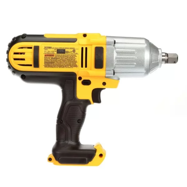 DEWALT 20-Volt MAX Cordless 1/2 in. High Torque Impact Wrench with Detent Pin & (1) 20-Volt 5.0Ah Battery