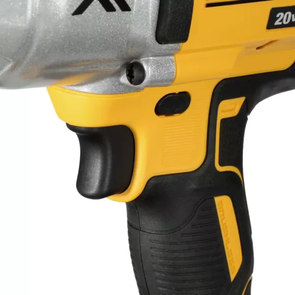 DEWALT 20-Volt MAX XR Cordless Brushless 1/2 in. High Torque Impact Wrench with Detent Pin Anvil, (1) 20-Volt 4.0Ah Battery