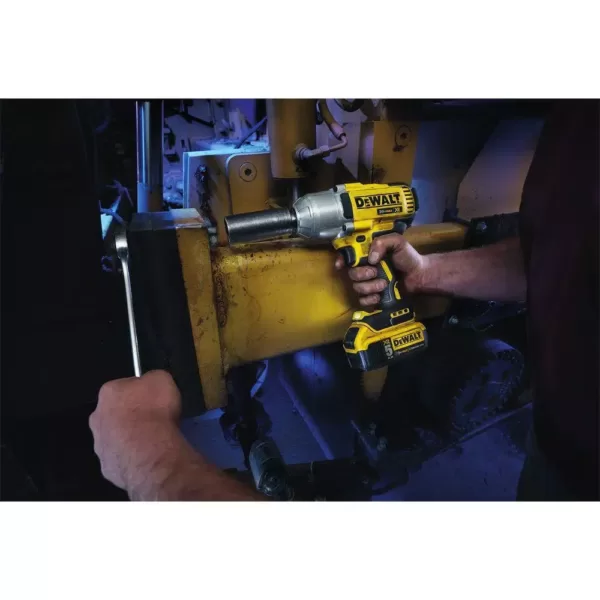 DEWALT 20-Volt MAX XR Cordless Brushless 1/2 in. High Torque Impact Wrench with Detent Pin Anvil, (1) 20-Volt 5.0Ah Battery