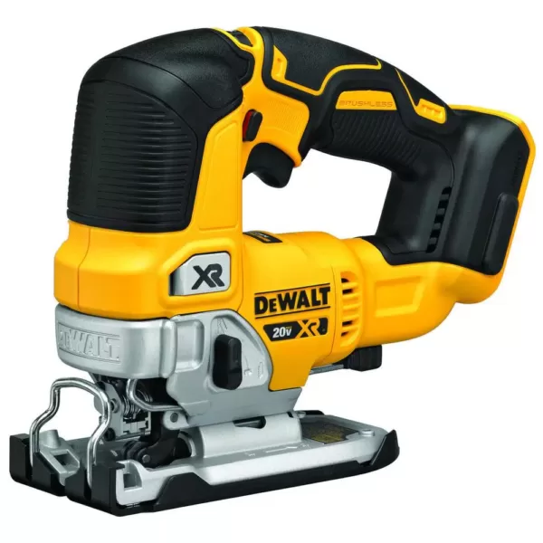 DEWALT 20-Volt MAX XR Cordless Brushless Jigsaw with (1) 20-Volt Battery 6.0Ah, (1) 20-Volt Battery 4.0Ah & Charger