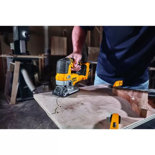 DEWALT 20-Volt MAX XR Cordless Brushless Jigsaw with 5 in. Random Orbital Sander