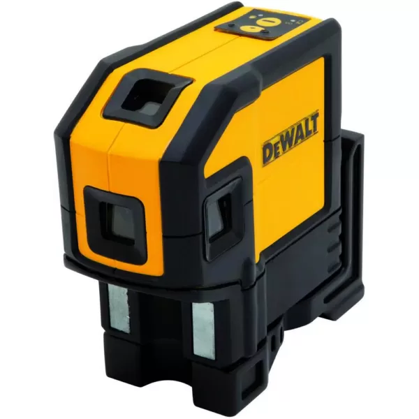 DEWALT Self-Leveling Red Line Laser Level with 100 ft. Laser Distance Measurer