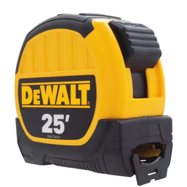 DEWALT Mechanics Tool Kit Set (142-Piece) with Case & Bonus TOUGHSYSTEM 22 in. Small Tool Box & 25 ft. x 1-1/8 in. Tape Measure