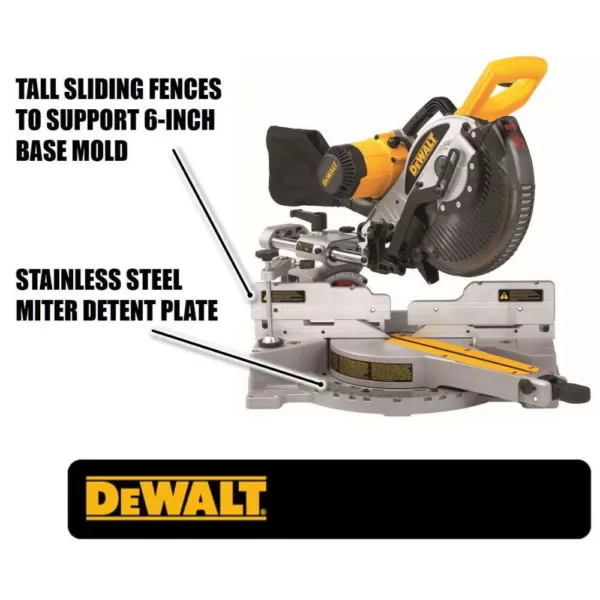 DEWALT 10 in. (254 mm Blade) Double Bevel Sliding Compound Miter Saw