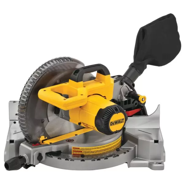 DEWALT 15 Amp Corded 10 in. Compound Single Bevel Miter Saw