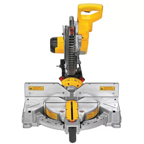 DEWALT 12 in. 15 Amp Compound Double Bevel Miter Saw with Heavy-Duty Miter Saw Stand