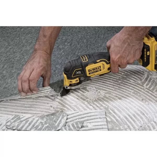 DEWALT 20-Volt MAX XR Cordless Brushless Oscillating Multi-Tool with (1) 20-Volt 1.5Ah Battery & Charger