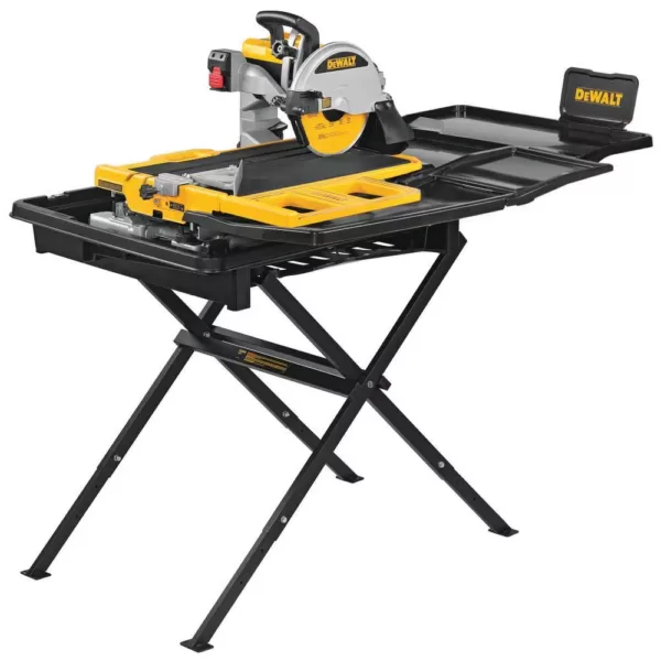 DEWALT 10 in. High Capacity Wet Tile Saw with Stand