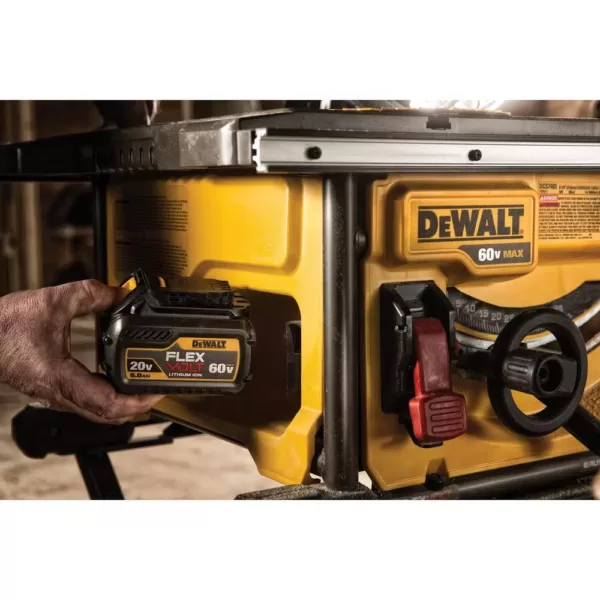 DEWALT FLEXVOLT 60-Volt MAX  Cordless Brushless 8-1/4 in. Table Saw Kit (Tool-Only)